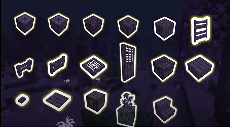 Midnight mod, new blocks.