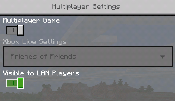 Multiplayer on Minecraft PC Bedrock edition