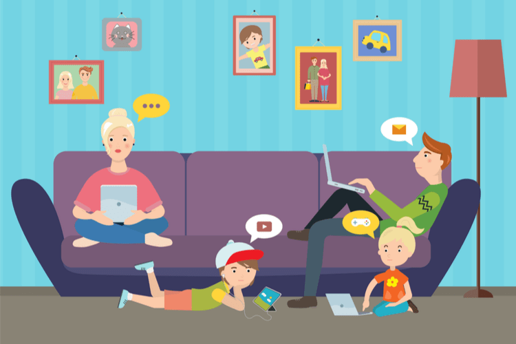 shared internet at home impacting latency